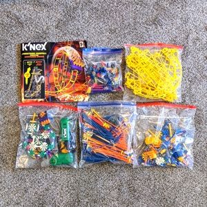 K'NEX Firestorm Freefall Coaster Missing Parts, Incomplete
